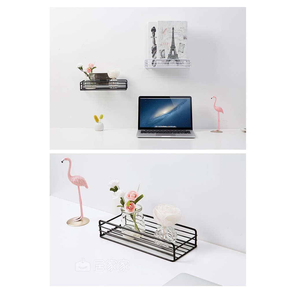 Giá treo đồ, kệ để đồ bằng sắt sơn tĩnh điện chắc chắn tiện dụng, treo được ở nhiều vị trí.