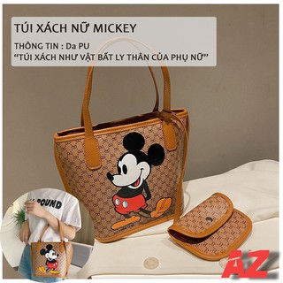 Túi xách nữ thời trang mickey, túi xách nữ da mềm cao cấp, kiểu dáng công sở