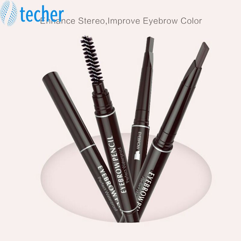 (Hàng Mới Về) Bút Kẻ Mày Dạng Xoay Tự Động Chống Thấm Nước Với 5 Kiểu Màu Tùy Chọn