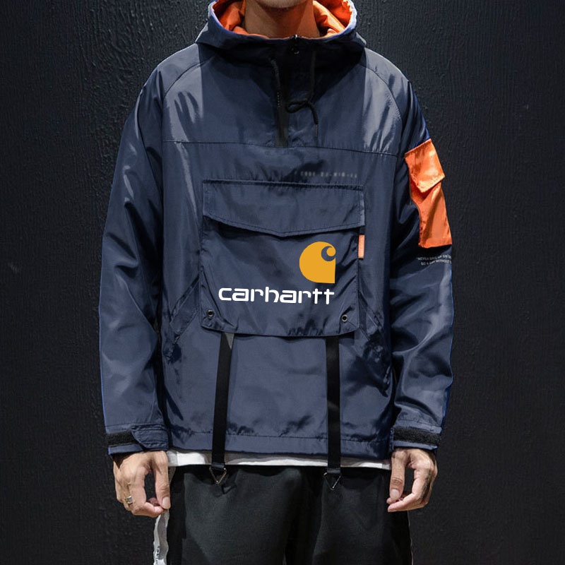 CARHARTT Áo Khoác Nam Có Nón Phong Cách Hip Hop 2021