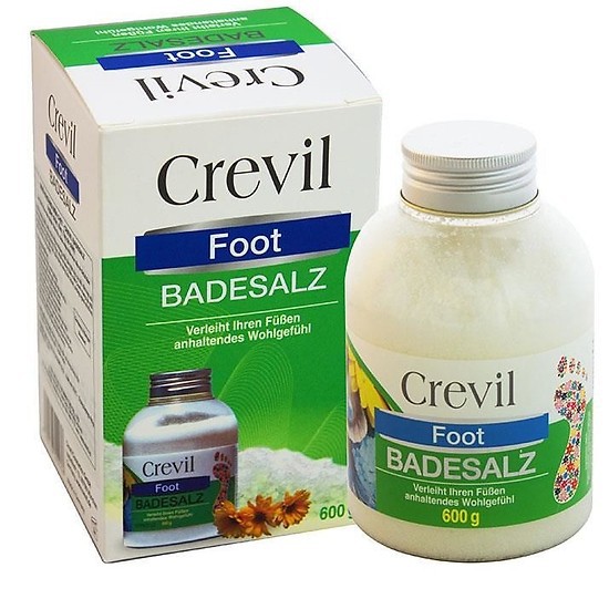 Muối Ngâm Chân Cho Người Bị Đau Nhức Xương Khớp, Mất Ngủ Crevil Foot Badesalz 600g