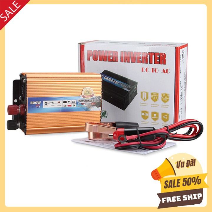 Bộ đổi nguồn 12V - 200V 500W