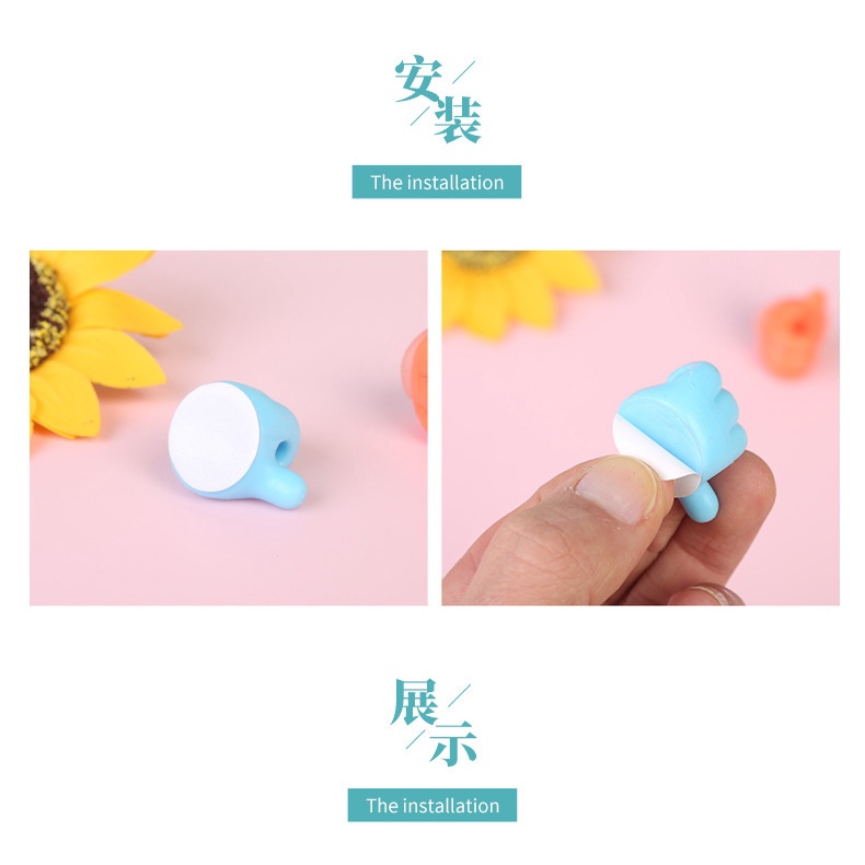 Dụng Cụ Quấn Dây Cáp Hình Bàn Tay Dễ Thương Đa Năng