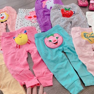 Quần Dài cotton thêu Mông thú chất cotton xuất hàn mềm mịn thấm mồ hôi