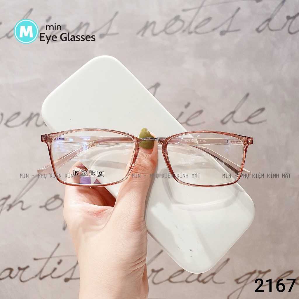 Gọng kính cận Unisex Nam Nữ Hàn quốc Fom nhỏ 2167 - MIN Eyewear
