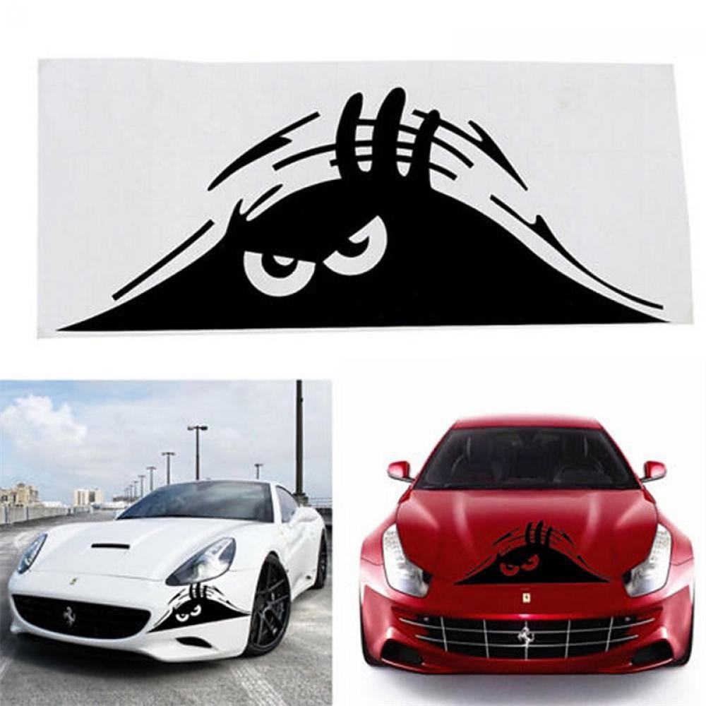 Decal Vinyl Hình Quái Vật Peeking Trang Trí Thân Xe Oto