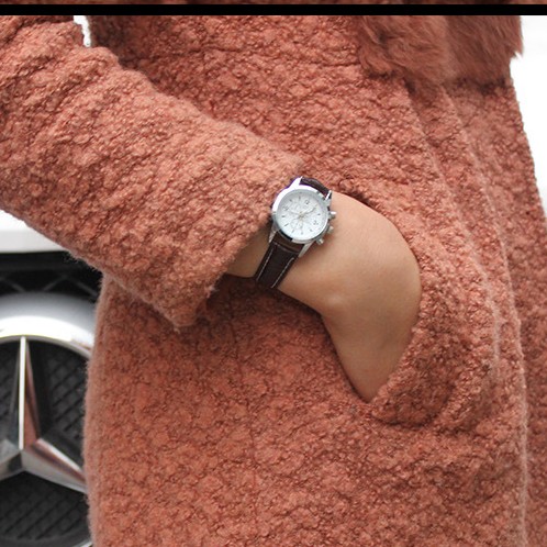 Đồng hồ nam/nữ Nary dây da chống nước SP253 (Nhiếu màu) | BigBuy360 - bigbuy360.vn