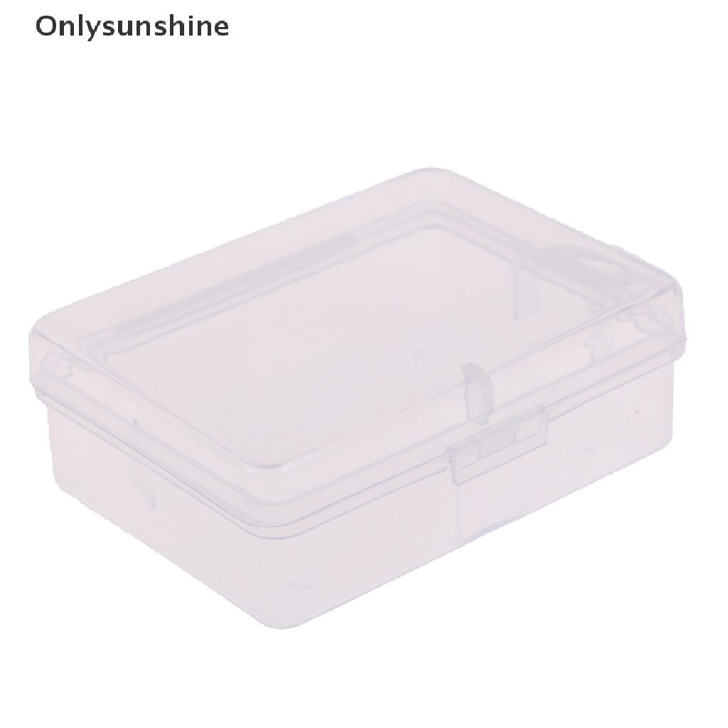 &lt; Onlysunshine &gt; Bộ 10 Hộp Nhựa Trong Suốt Hình Chữ Nhật