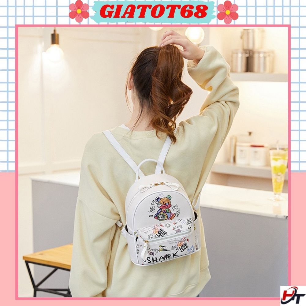 Balo thời trang đi học đi chơi hoạ tiết LOVE Giatot68 101