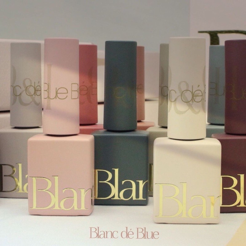 Sơn gel Blanc dé blue chính hãng Hàn Quốc - Tách lẻ 01~12 - Blancnail