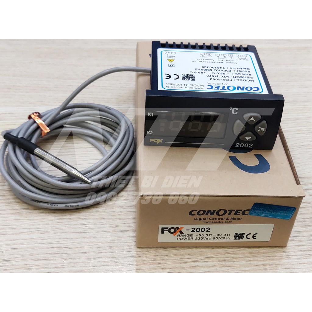 Đồng hồ điểu khiển nhiệt độ FOX-2002 CONOTEC Hàn Quốc