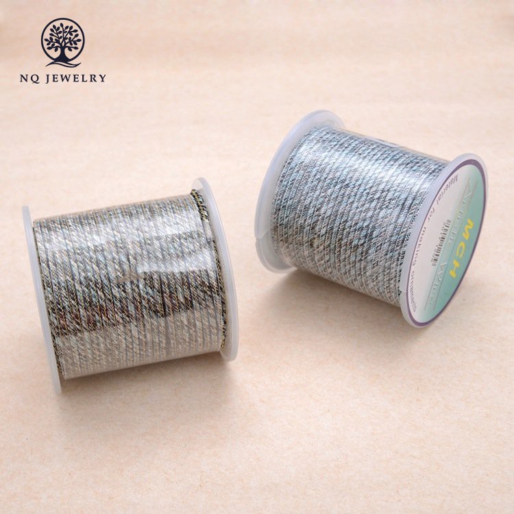 Dây vải dù nghệ thuật đa sắc lõi 2-3mm - Dây nghệ thuật làm vòng tay handmade NQ Jewerly