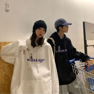 Áo hoodie dáng rộng thời trang năng động dành cho các cặp đôi