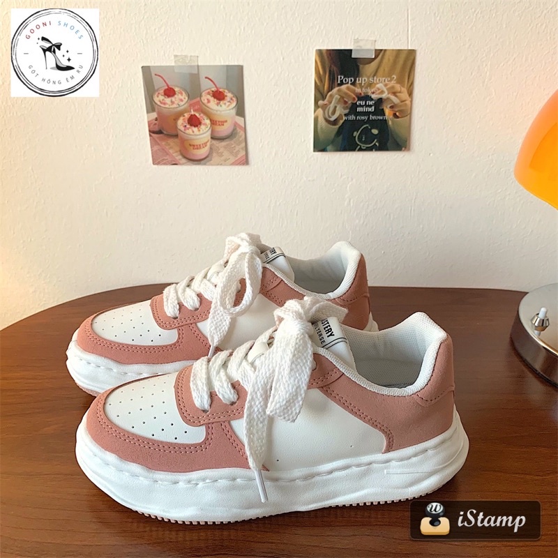 Giày sneaker ulzzang Hàn Quốc, Unisex, bigsize, giày thể thao Mistery hottrend 2022