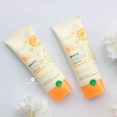 Kem chống nắng Dabo white sunblock cream SPF50