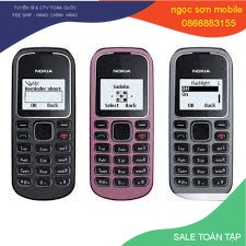 điện thoại giá rẻ, Điện thoại Nokia 1280 chính hãng main zin, màn zin pin trâu sóng khỏe ngọc sơn moibile