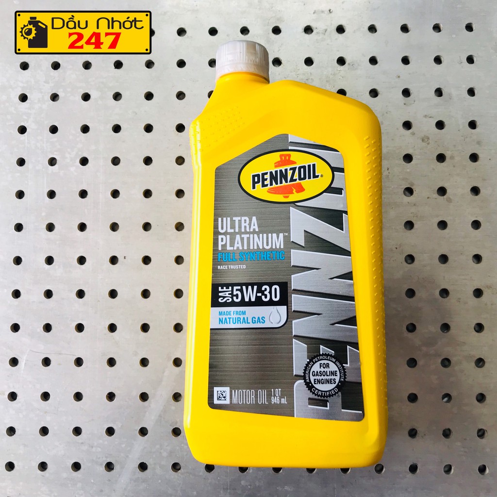 (Bán sỉ) Thùng nhớt Pennzoil Ultra Platinum 5w30 946ml x 6 chai