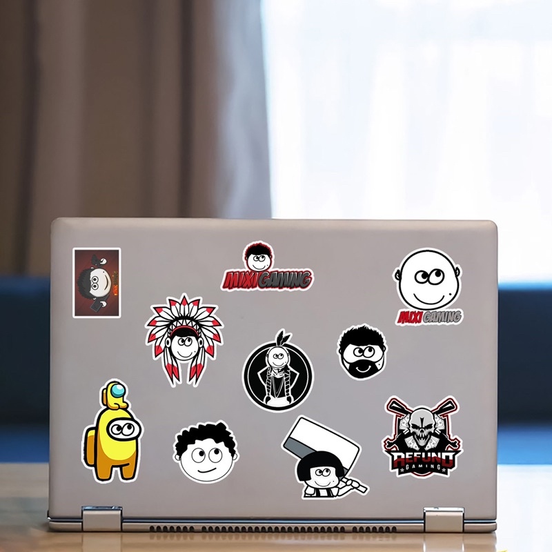 Sticker Mixigaming;Hình Dán - Sticker Chống Thấm Nước - Dán Vật Dụng Laptop, Mũ Bảo Hiểm, Cốc, Vali,..