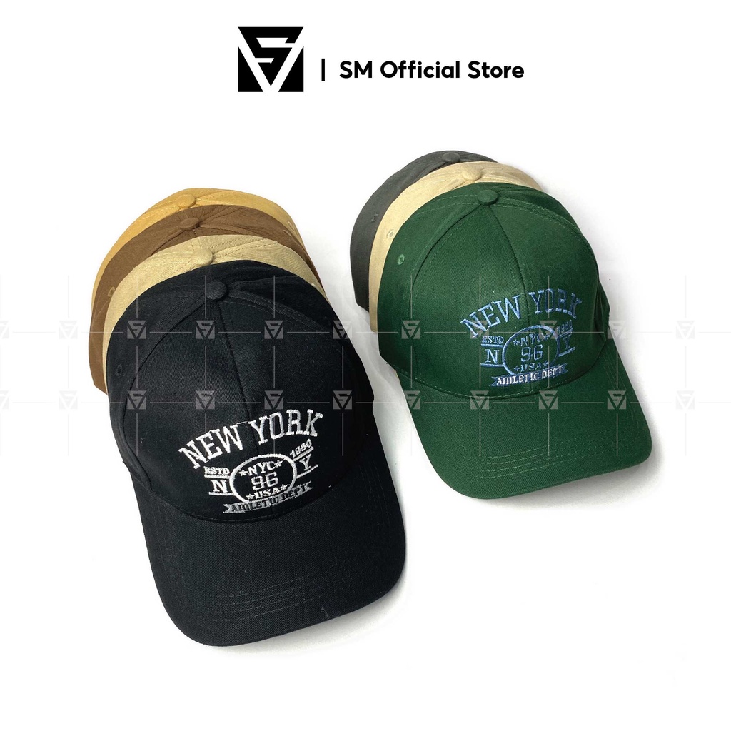Mũ lưỡi trai nón kết thêu chữ Newyork mũ nón thời trang nam nữ ulzzang Hàn Quốc - Soulmate Store