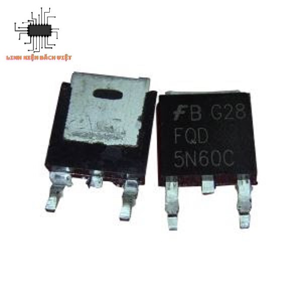 MOSFET FQD5N60C SMD chất lượng tốt