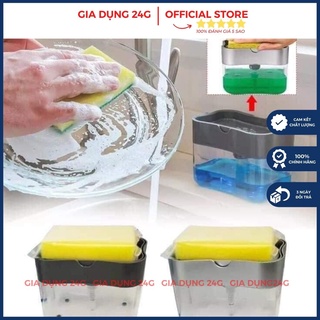 Hộp ấn nước rửa chén bát, chai đựng nước rửa chén thông minh
