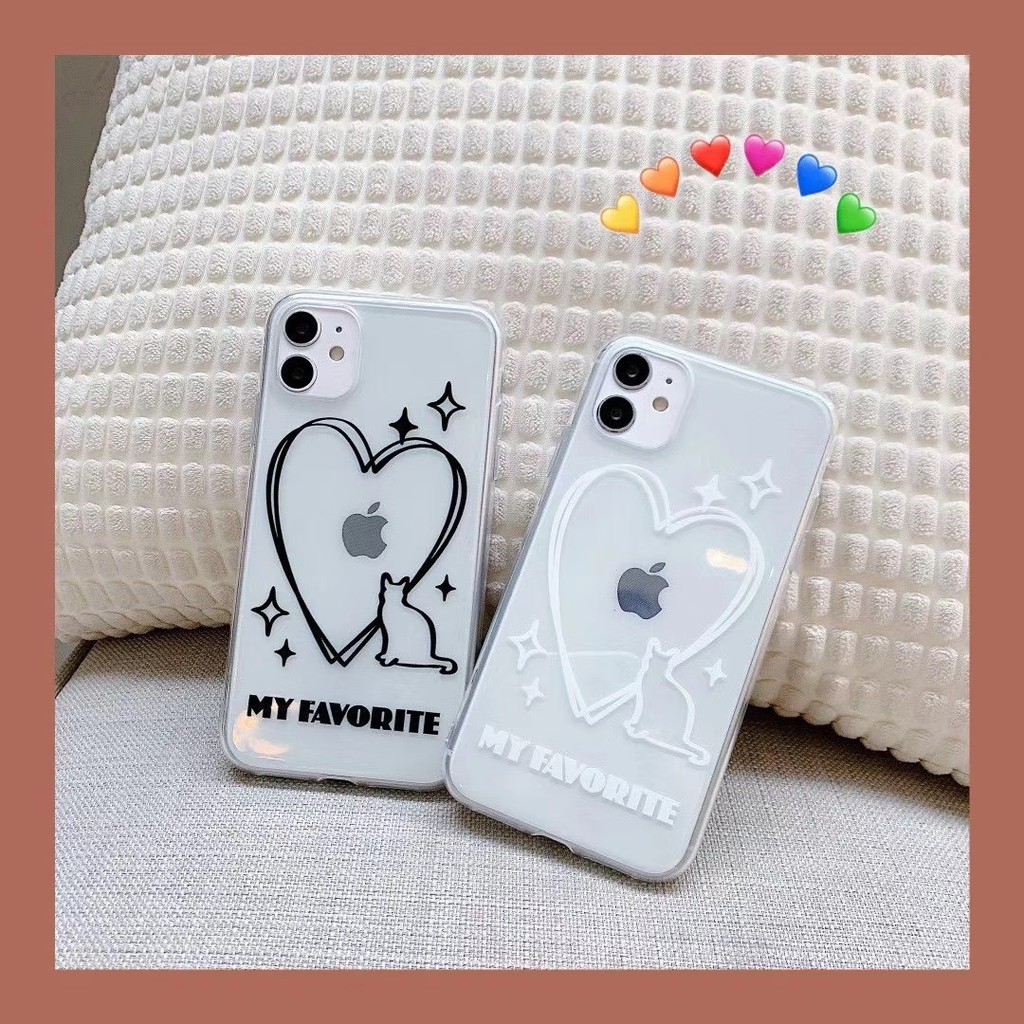 Ốp Lưng Dẻo In Hình Mèo Dễ Thương Cho Iphone 7 8 + Ix Xr Xsmax 11 Pro 11 Promax 12mini 12 Pro 12 Promax | BigBuy360 - bigbuy360.vn