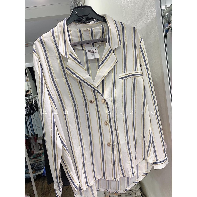 ÁO SƠMI VEST KẺ NHŨ( ẢNH THẬT)