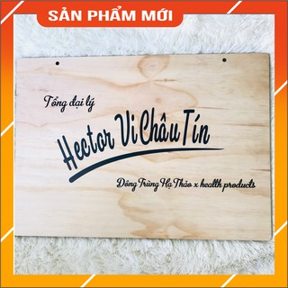 Bảng hiệu gỗ
