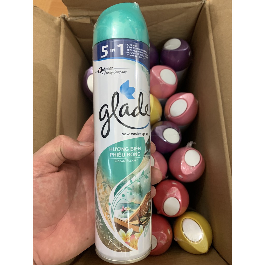 XỊT PHÒNG GLADE 280ML đủ mùi hương