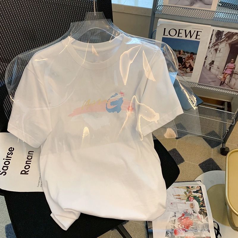 Áo Thun Tay Ngắn Dáng Rộng Phong Cách Hợp Thời Trang Cho Nữ