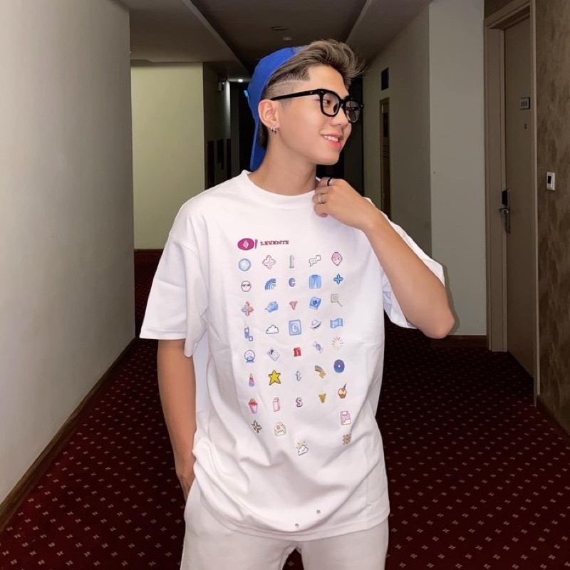 Áo thun Tee Levents internetlove pixel nam nữ full tag chất cotton