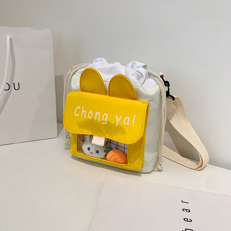 Túi Đeo Chéo Vai Bằng Vải Canvas Dễ Thương Thời Trang 2022 Dành Cho Bạn Nữ