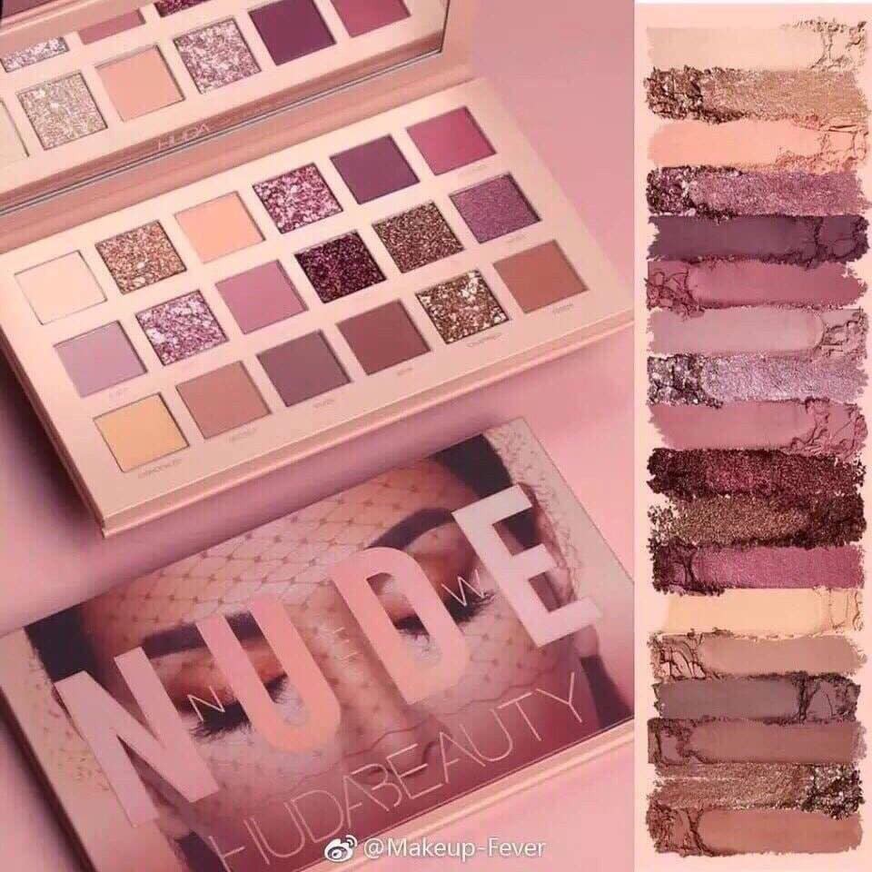 Bảng phấn mắt 18 màu Huda Beauty Nude tutu trang điểm mắt phấn mắt kiềm dầu cao cấp bắt sáng 3 ace mascara Cosmetics Ski | BigBuy360 - bigbuy360.vn