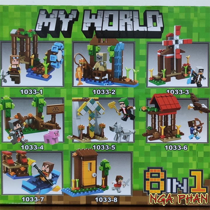 Cuộc Sống Tươi Đẹp Minecraft Đồ Chơi Xếp Hình Lắp Ráp Lego XS