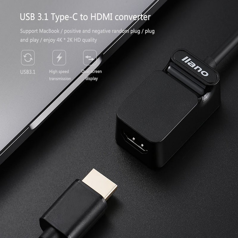 Dây Chuyển Đổi Cổng Hdmi/Vga Llano Dành Cho Macbook Pro