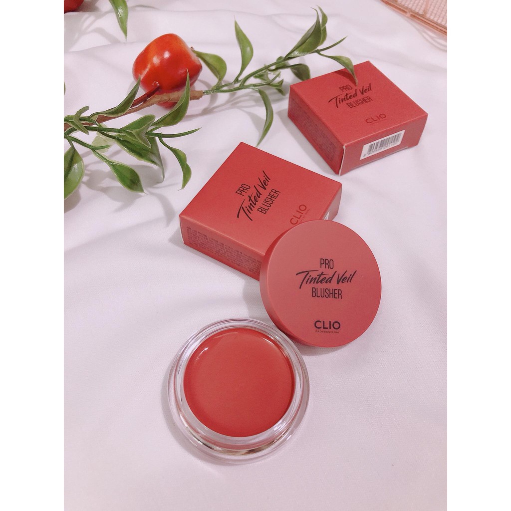 Má hồng dạng kem CLIO PRO TINTED VEIL BLUSHER