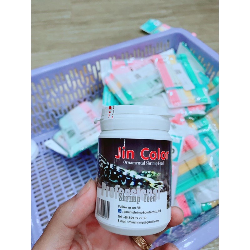 Jin Color - Thức Ăn Chuyên Cho Tép Giúp Lên Màu Tự Nhiên