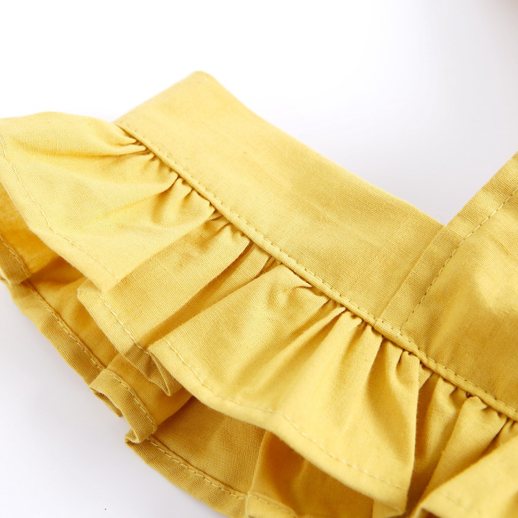 Áo liền quần Sanlutoz cotton sát nách kiểu công chúa mùa hè dễ thương cho bé