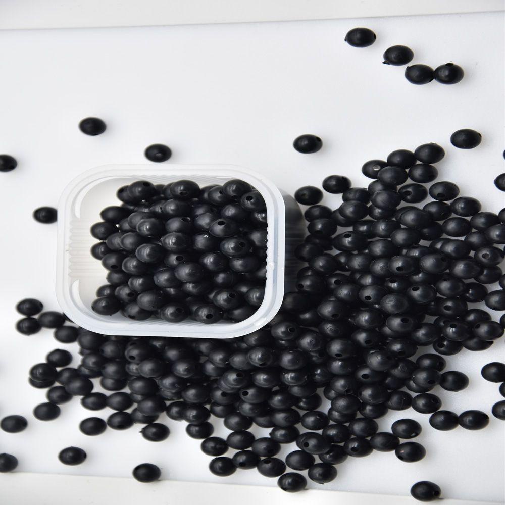 LANFY Hạt Đậu Tròn Mềm Chống Rối Kích Thước 3mm 4mm 5mm Hỗ Trợ Câu Cá