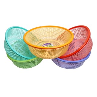 Com bo 5 rổ nhựa 26cm dầy đẹp.