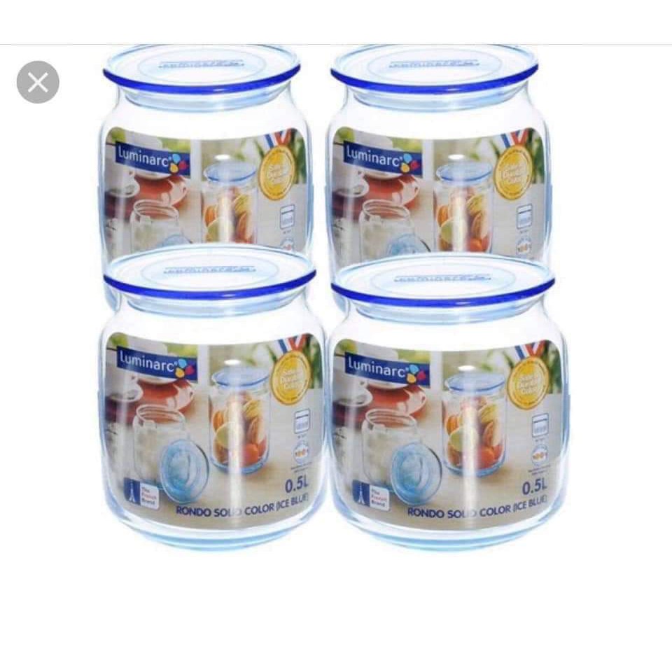 [Bán lẻ rẻ như bán buôn] set 2 chiếc lọ thủy tinh lumilac cao cấp(500ml)