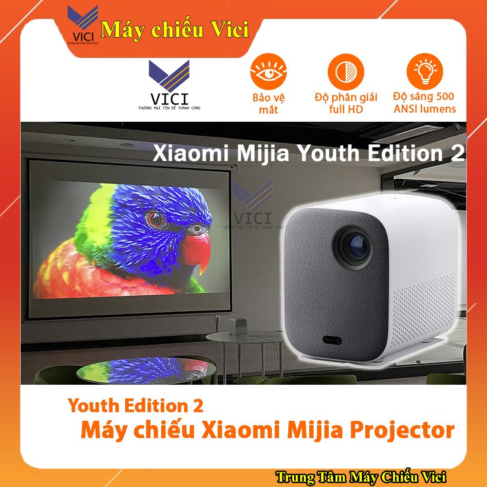 Máy chiếu phim Xiaomi mijia youth 2. Hàng chính hãng Mijia Youth Edition 1920*1080 Full HD bảo hành 1 năm Vici
