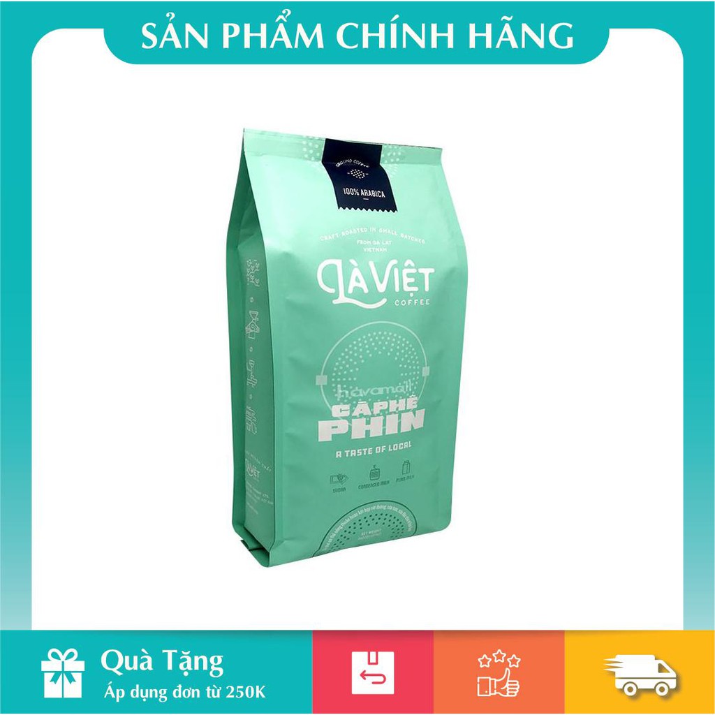 [HÀNG CHÍNH HÃNG] Cà Phê Bột Rang Xay Pha Phin Arabica Là Việt 340gr