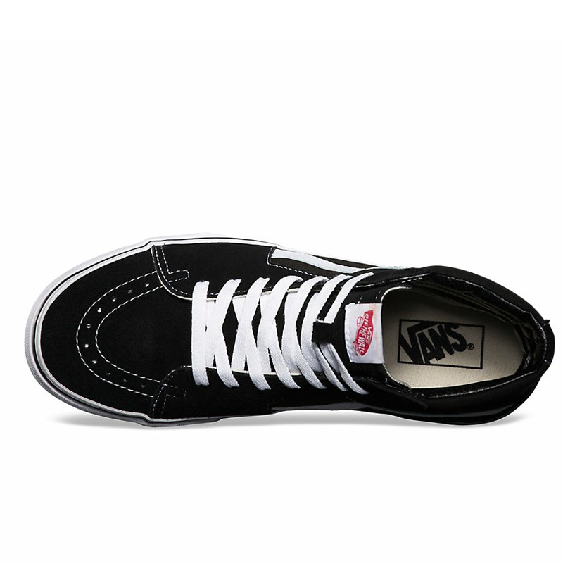 Giày Sneaker Unisex Vans Sk8 Hi Black White - VN000D5IB8C