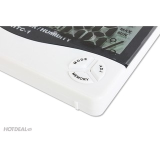 Ẩm Kế Điện Tử Đa Năng HTC-1 (kèm nhiệt kế, đồng hồ điện tử)