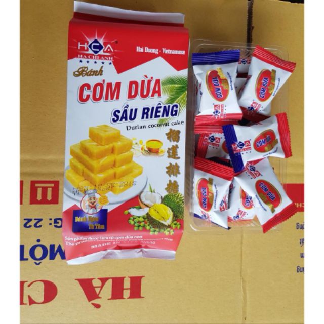 Bánh cơm dừa sầu riêng bịch 350g ăn là nghiện siêu siêu ngon