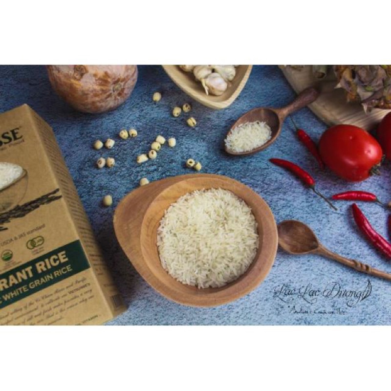 1 kg gạo trắng hữu cơ Vietsuisse