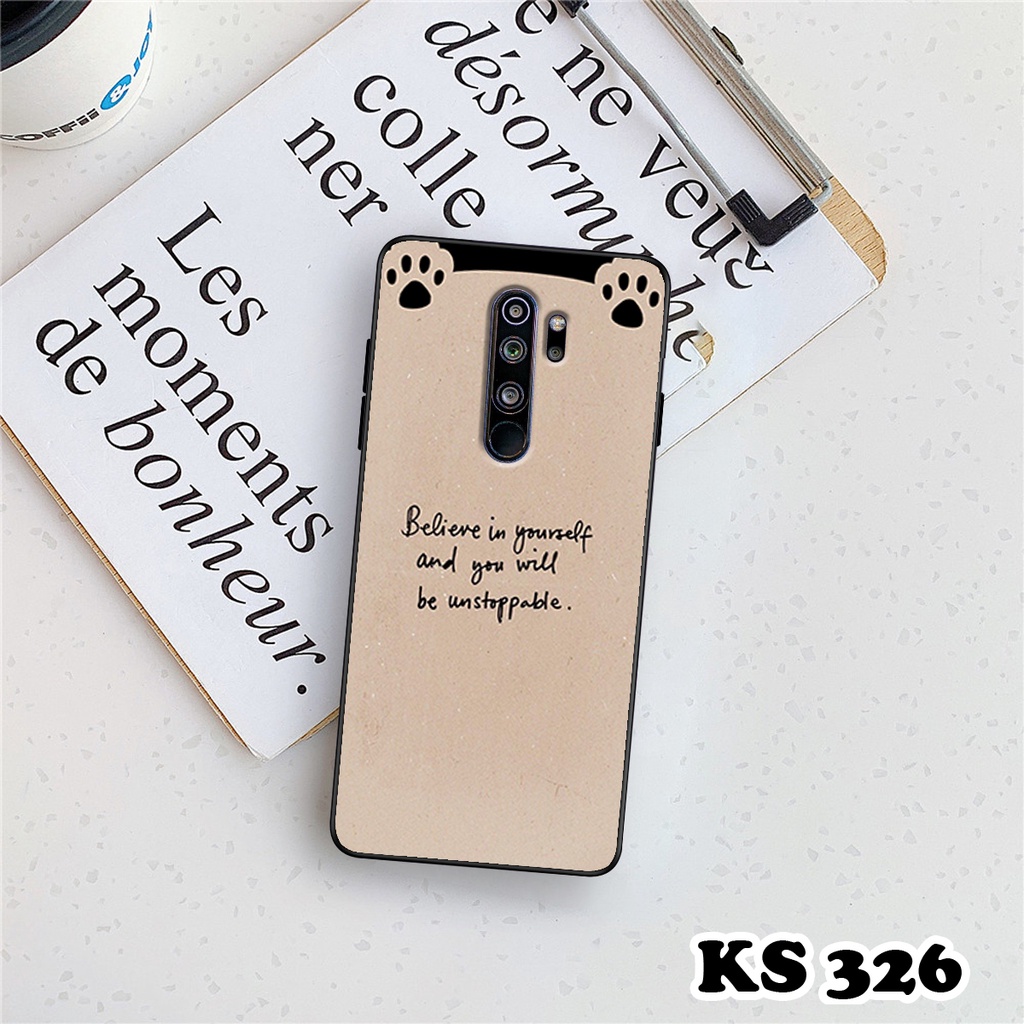 Ốp lưng Xiaomi Redmi Note 8 - Xiaomi Redmi Note 8 Pro - Ốp in hình tai thỏ , lưng nhám viền TPU cao cấp