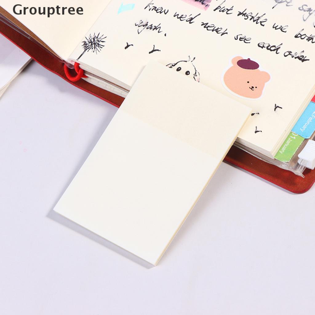 Set 50 Tờ Giấy Ghi Chú Trong Suốt Chống Thấm Nước Tiện Lợi