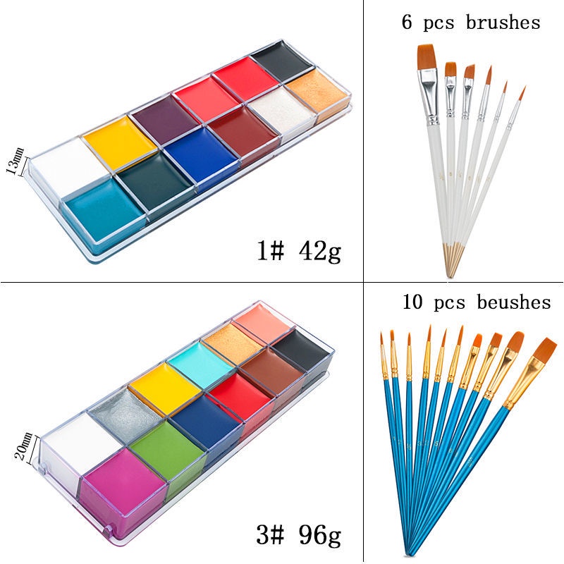 Bảng màu sơn dầu trang điểm mặt và cơ thể sáng tạo màu sắc cho ngày trẻ em 10.6 | BigBuy360 - bigbuy360.vn